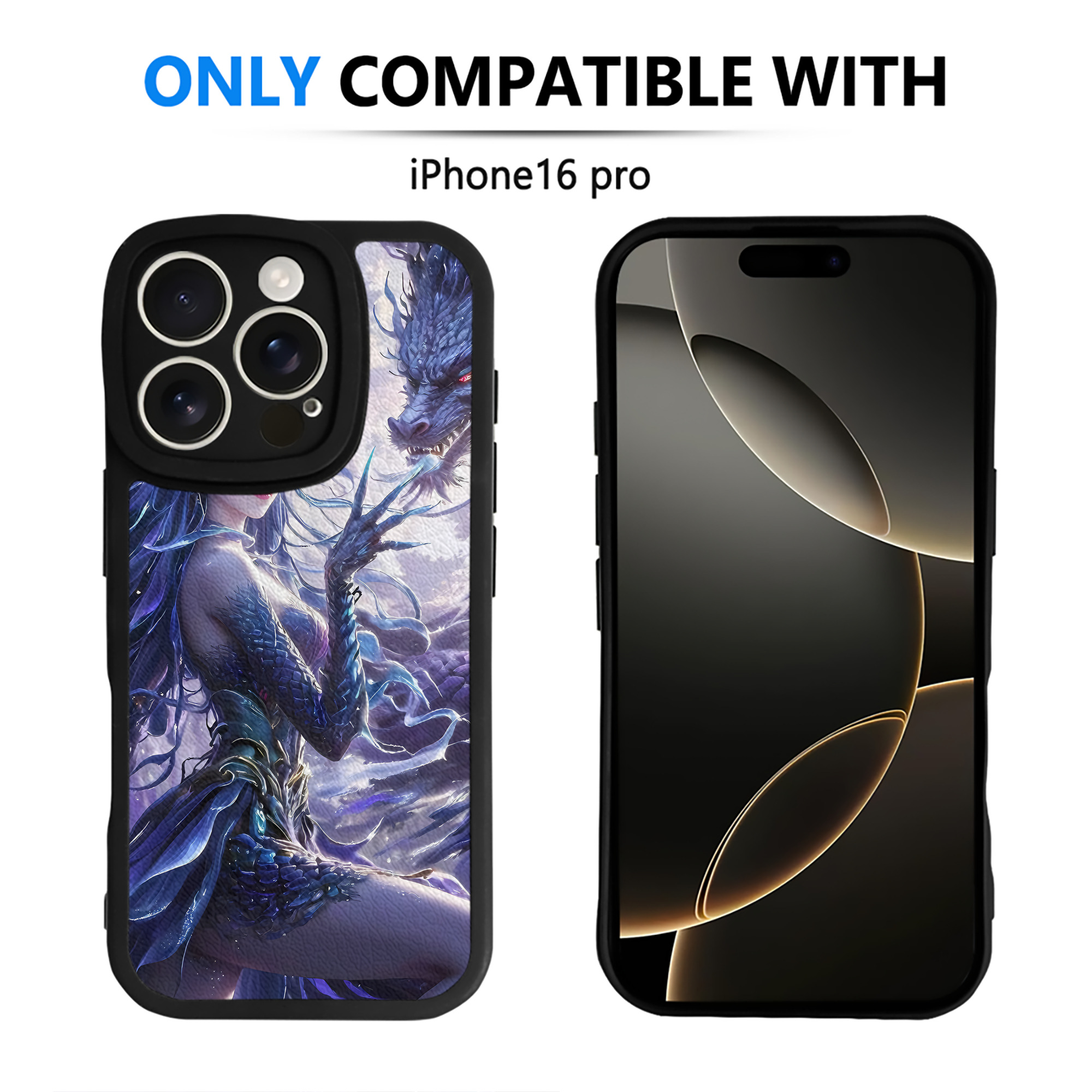 （画像用） Ne Zha 2 ナタ 魔童の大暴れ 【iPhone 16シリーズ対応】シリコンスマホケース（レザー調） 材質：シリコン